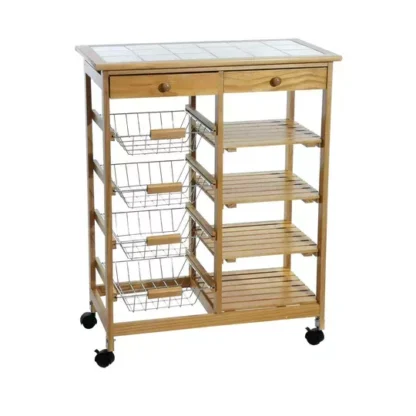 Carrello in legno h85cm
