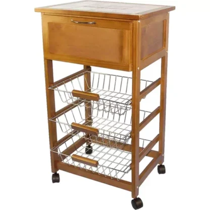 Carrello a 3 ripiani h85cm