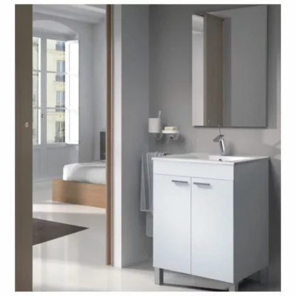 MOBILE BAGNO 60X45X80H C/SP.BIANCO