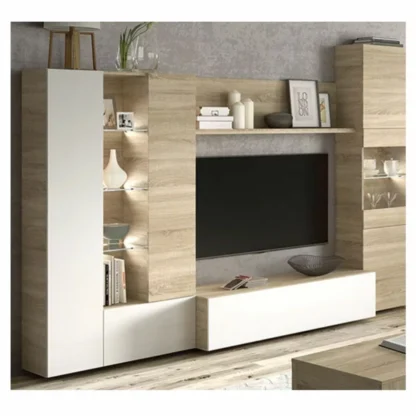 Mobile soggiorno essenzial con luci led - immagine 3