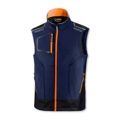 Gilet Sparco Illinois Grigio/Giallo      blu/ arancio - immagine 2