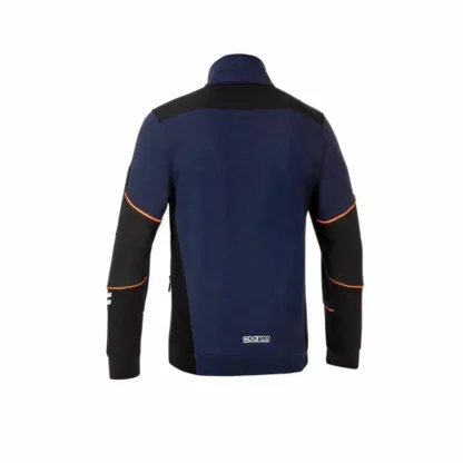 Felpa Tecnica Alabama Blu-Arancio - immagine 2
