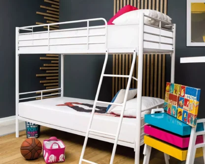 Letto a castello acciaio Monza 80x190 H160 cm.