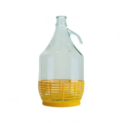 Bottiglia dama 5 lt vetro