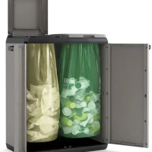 Mobile Split Recycling 68x39x85h